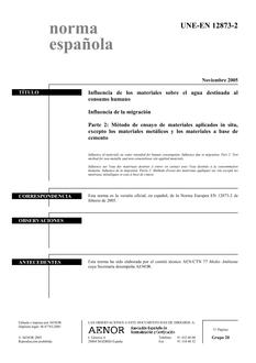 AENOR UNE-EN 12873-2