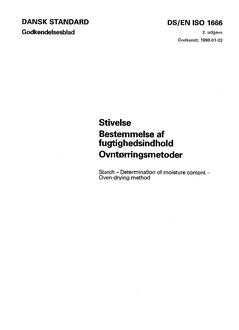 DANSK DS/EN ISO 1666