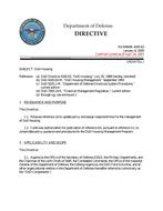 DOD DODD-4165.63