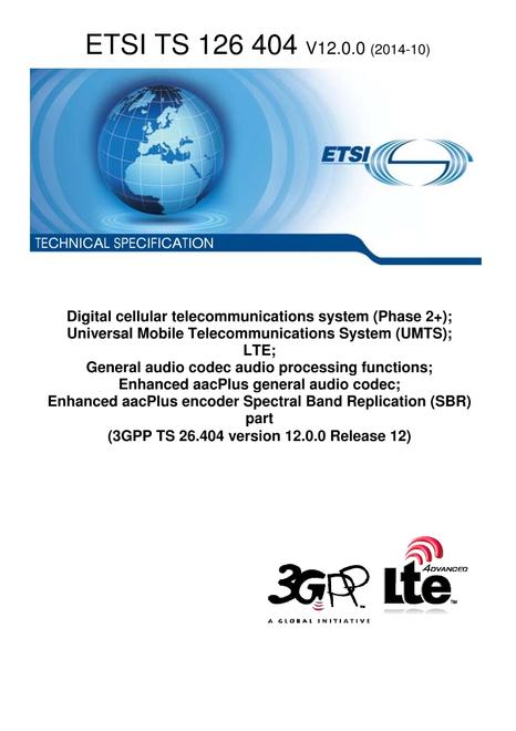 ETSI TS 126 404