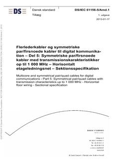 DANSK DS/IEC 61156-5