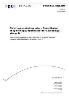 DANSK DS/ISO/PAS 19295