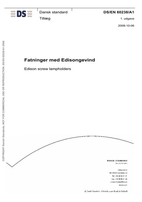 DANSK DS/EN 60238