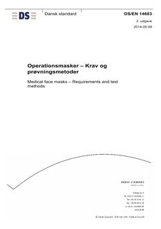 DANSK DS/EN 14683