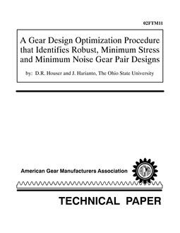 AGMA 02FTM11