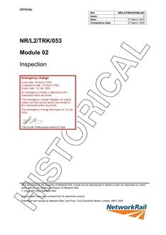 NR NR/L2/TRK/053/MOD02 ISSUE 4