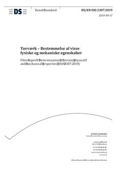 DANSK DS/EN ISO 2307