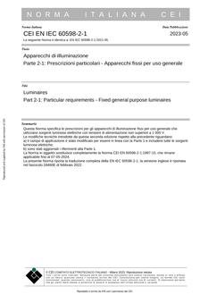 CEI EN IEC 60598-2-1