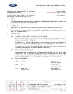 FORD WSK-M3G183-A3