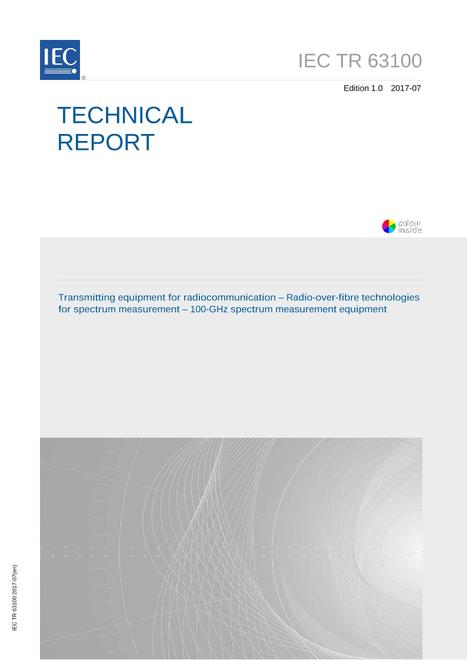 IEC/TR 63100 Ed. 1.0 en:2017