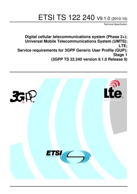 ETSI TS 122 240