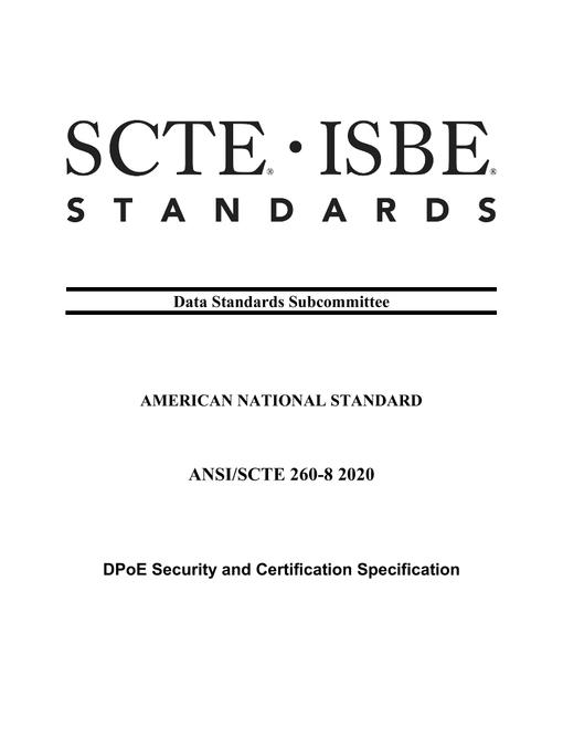 SCTE 260-8 2020