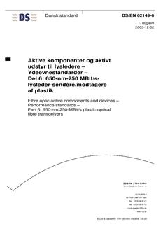 DANSK DS/EN 62149-6