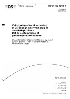 DANSK DS/EN ISO 13473-1
