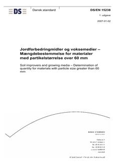 DANSK DS/EN 15238