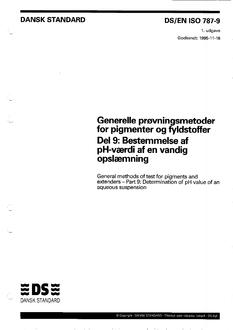 DANSK DS/EN ISO 787-9