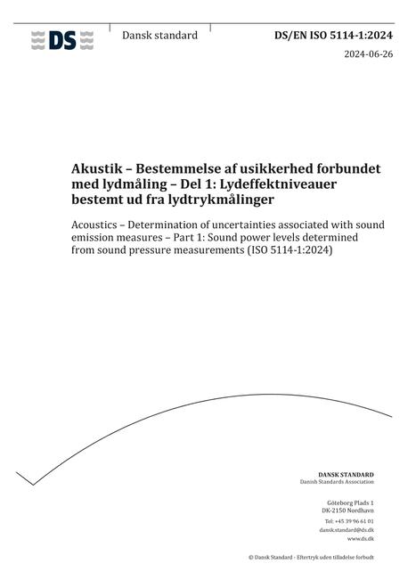 DANSK DS/EN ISO 5114-1
