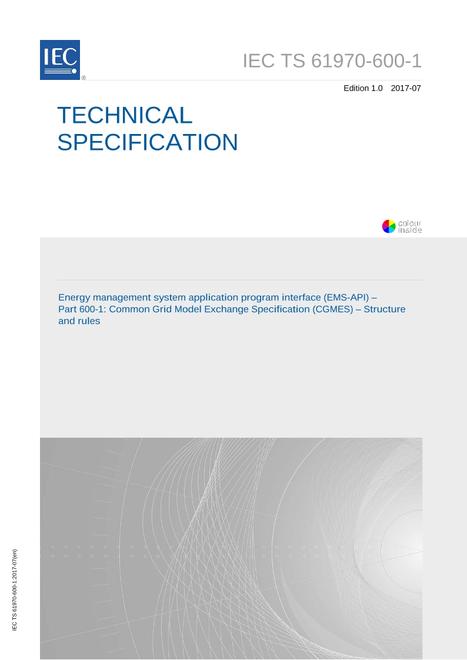 IEC/TS 61970-600-1 Ed. 1.0 en:2017