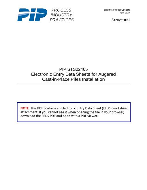 PIP STS02465 EEDS