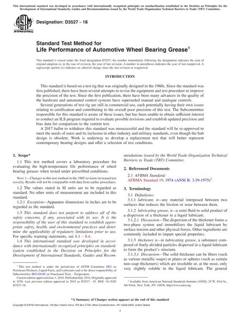ASTM D3527-18
