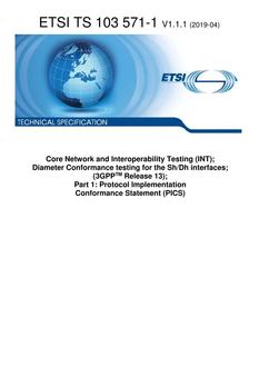 ETSI TS 103 571-1