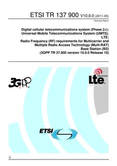ETSI TR 137 900
