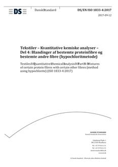 DANSK DS/EN ISO 1833-4
