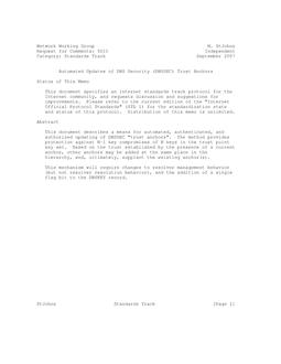 IETF RFC 5011