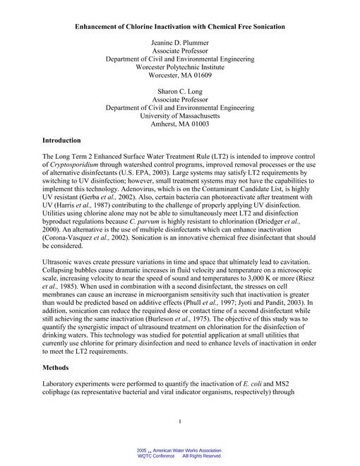 AWWA WQTC62478