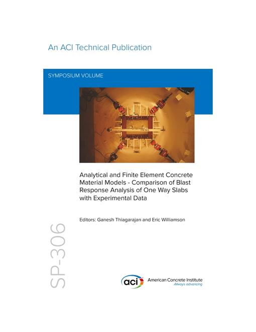Analytical and Finite Element Concrete Material Models - Comparison of Blast Response Analysis of One Way Slabs