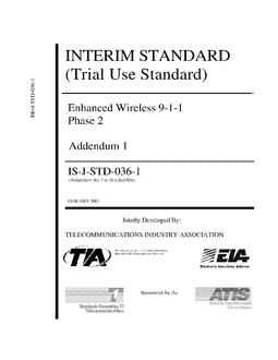 TIA IS-J-STD-036-1