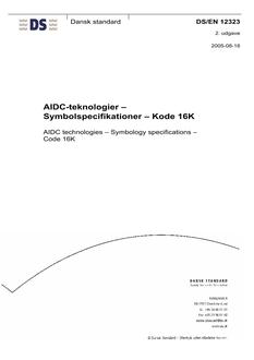 DANSK DS/EN 12323