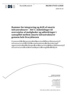DANSK DS/ISO 37155-1