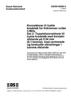DANSK DS/EN 60603-3