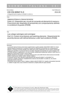CEI EN 60947-5-3