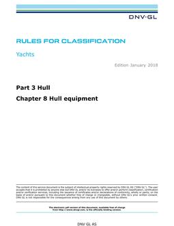 DNV DNVGL-RU-YACHT PART 3 CHAPTER 8