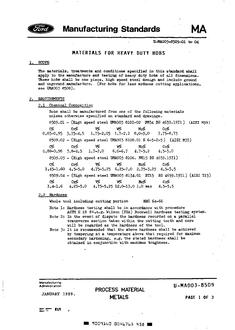 FORD U-MA003-8509