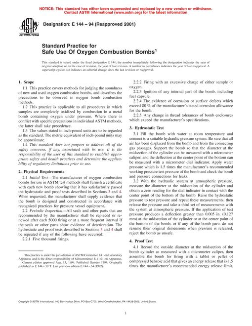 ASTM E144-94(2001)