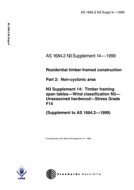 AS 1684.2 N3 SUPP 14-1999