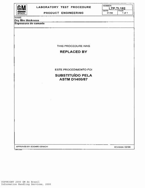 GMSA LTP.TI.192