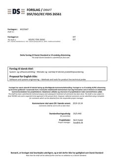 DANSK DSF/ISO/IEC FDIS 26561