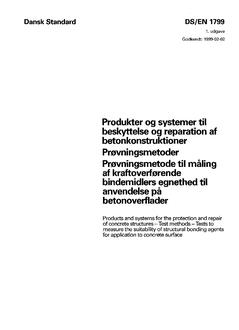 DANSK DS/EN 1799