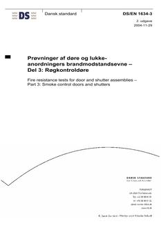 DANSK DS/EN 1634-3