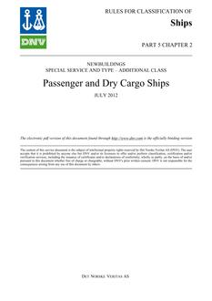 DNV DNV-RU-SHIPS PART 5 CHAPTER 2