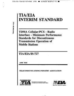 TIA TIA/EIA/IS-727