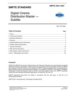 SMPTE ST 428-7