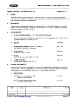 FORD WSS-M1C281-A1