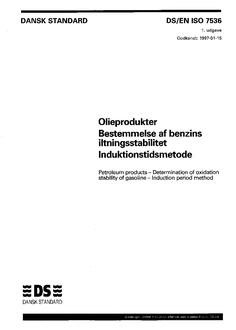 DANSK DS/EN ISO 7536