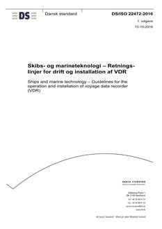 DANSK DS/ISO 22472