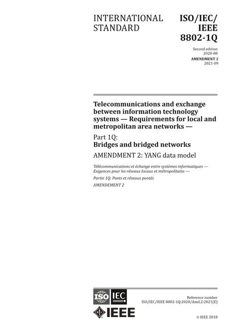 ISO/IEC/IEEE 8802-1Q:2020/Amd2:2021